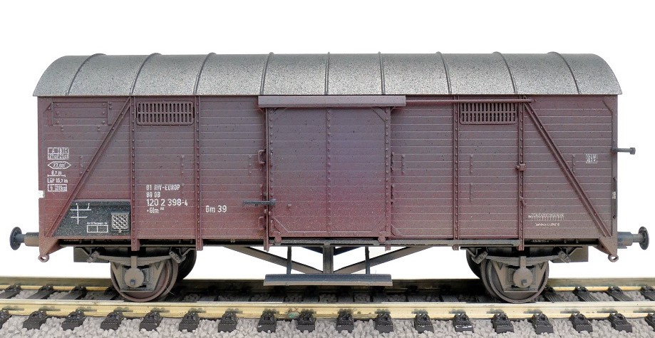 Exact-Train EX22071 Bremen gedeckter Wagen Glm (EUROP) - Spur H0 - DC