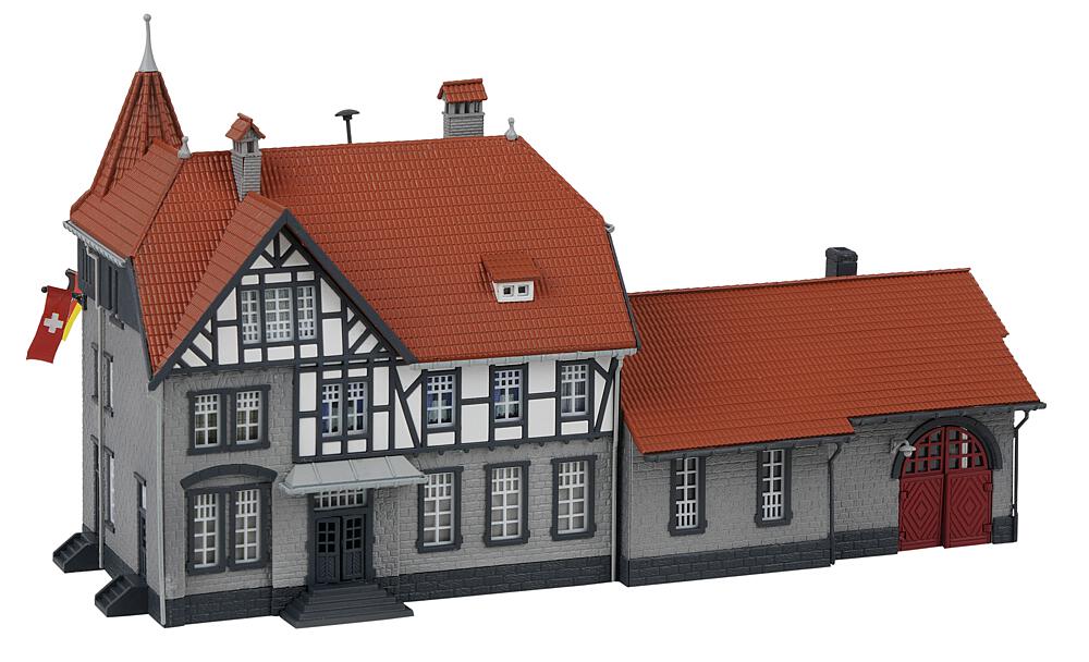 Faller 232194 Rathaus mit Feuerwache 1:160 Spur N Bausatz Neu