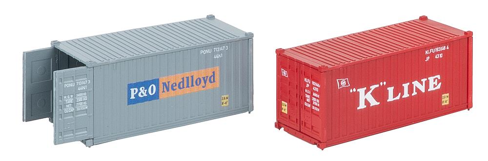 Faller 182006 20' Container K-LINE und P&O
