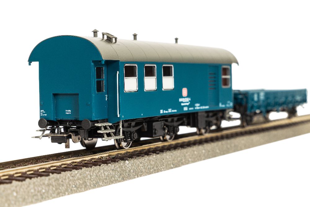 Piko 28334 2er Set Umbauwgn Werkstatt Flachwgn Ks DB IV Spur H0