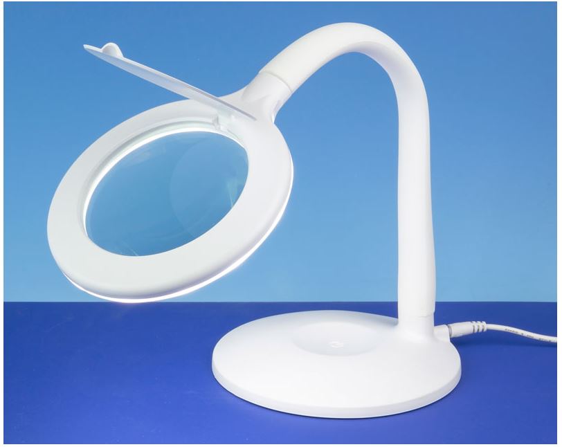 Modelcraft 492287 Tischlupe Flex Neck USB LED Neu OVP