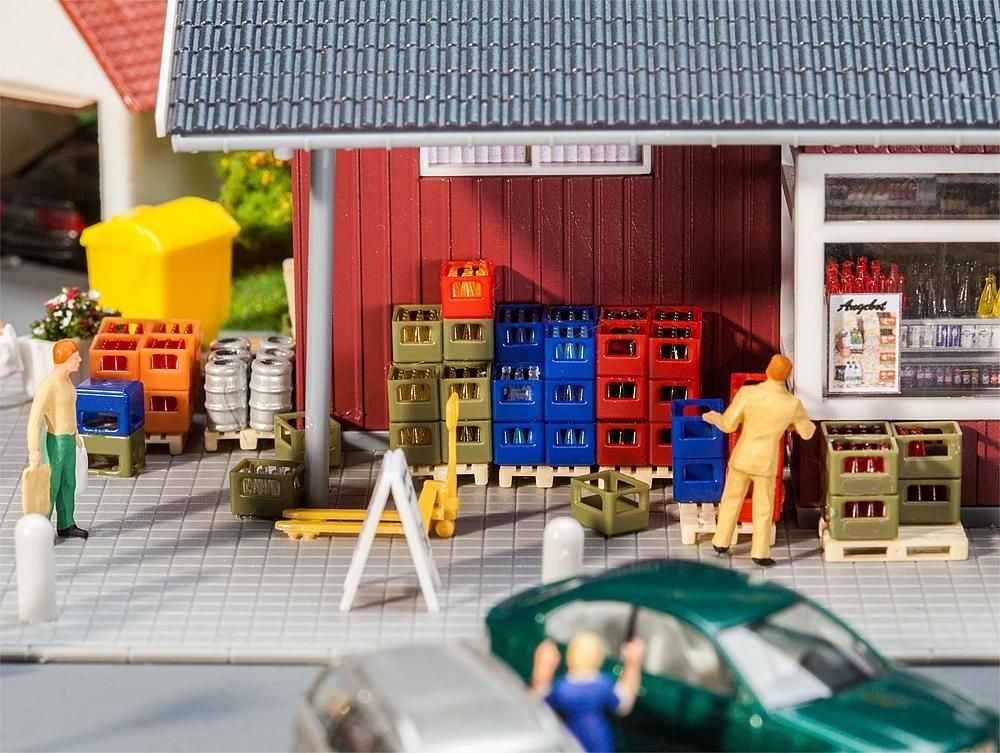 Faller 180353 Getränkehandel-Inneneinrichtung 1:87 Spur H0 Neu OVP