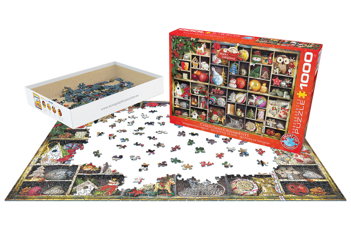 EUROGRAPHICS 6000-0759 Weihnachtsschmuck 1000 Teile Puzzle NEU OVP