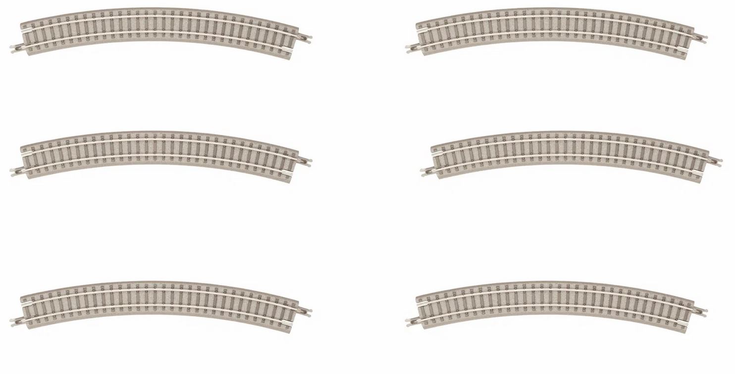 Rokuhan R074 Gleis überhöht R270-30° 1:220 Spur Z Neu OVP 6 Stück