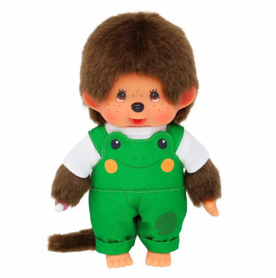 Monchhichi 203871 Plüschfigur Animal Dress Frog Boy 20 cm Stoff NEU