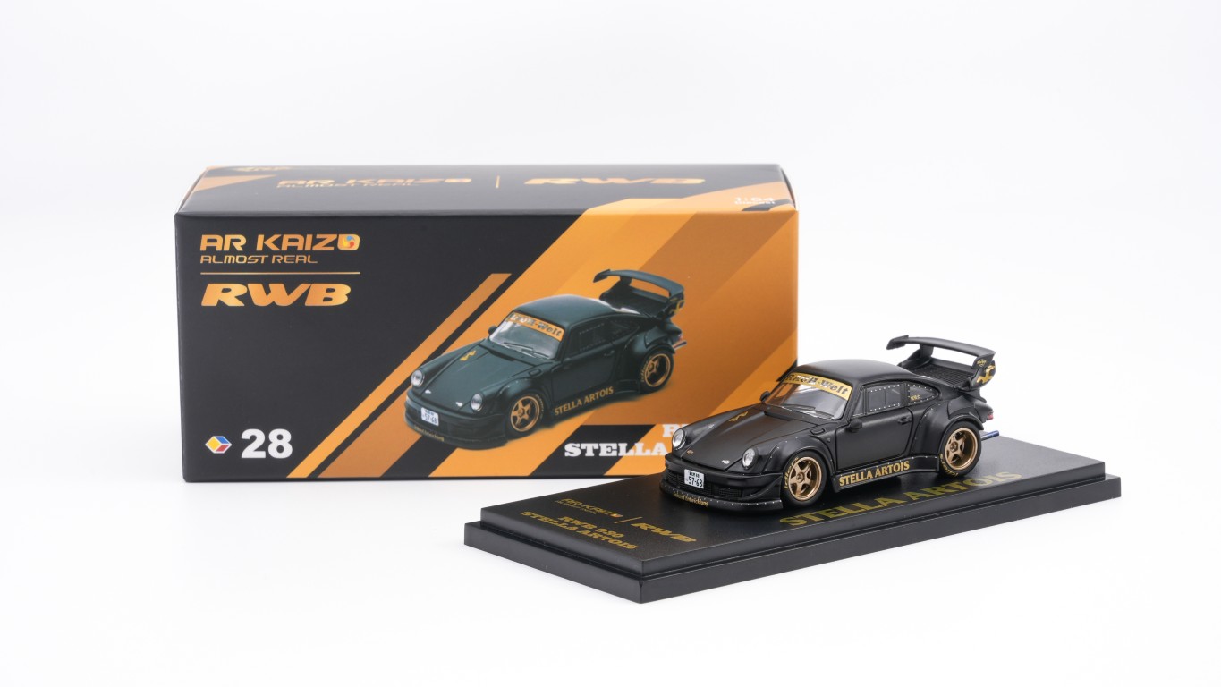 Almost Real 6K0000101 RWB 930 STELLA ARTOIS - BLACK 1:64