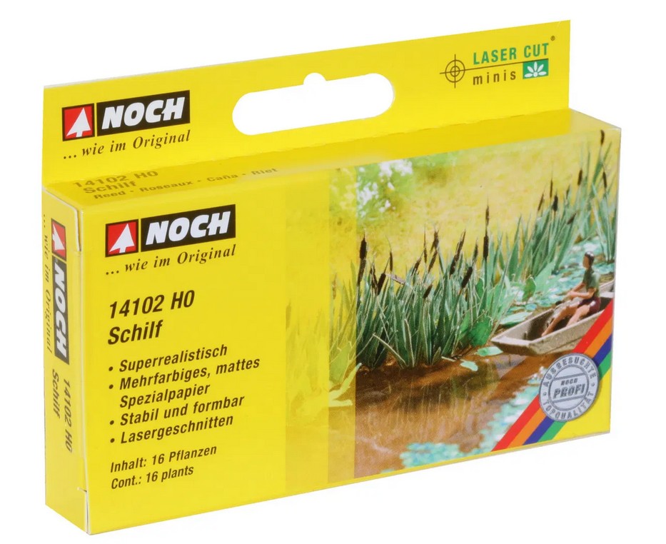 Noch 14102 Schilf 16 Pflanzen 1:87 Spur H0 Bausatz NEU OVP