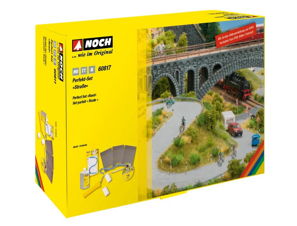Noch 60817 Perfekt-Set “Straße” 1:87/1:120/1:160 Spur H0/TT/N
