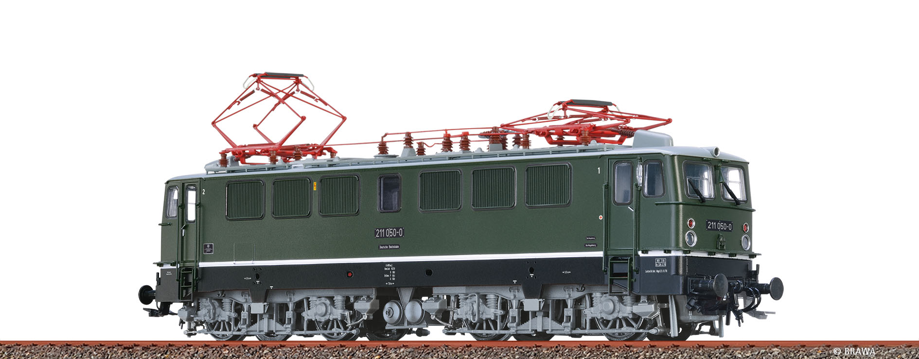 Brawa 58225 H0 Ellok BR 211 DR