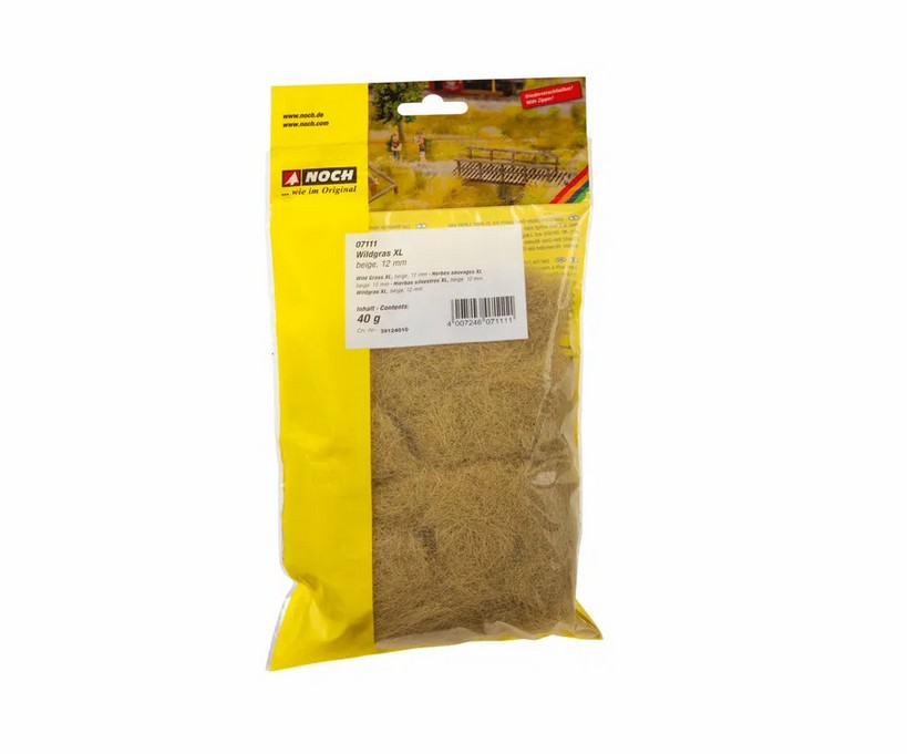 Noch 07111 Wildgras XL beige 12 mm 40 g Beutel NEU OVP