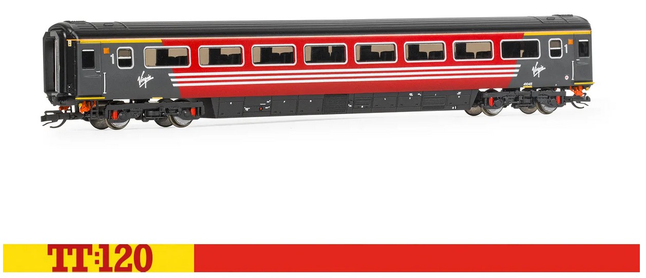 Hornby TT4049 Virgin HST Mk3 '41045' Trailer First Open Coach Spur TT