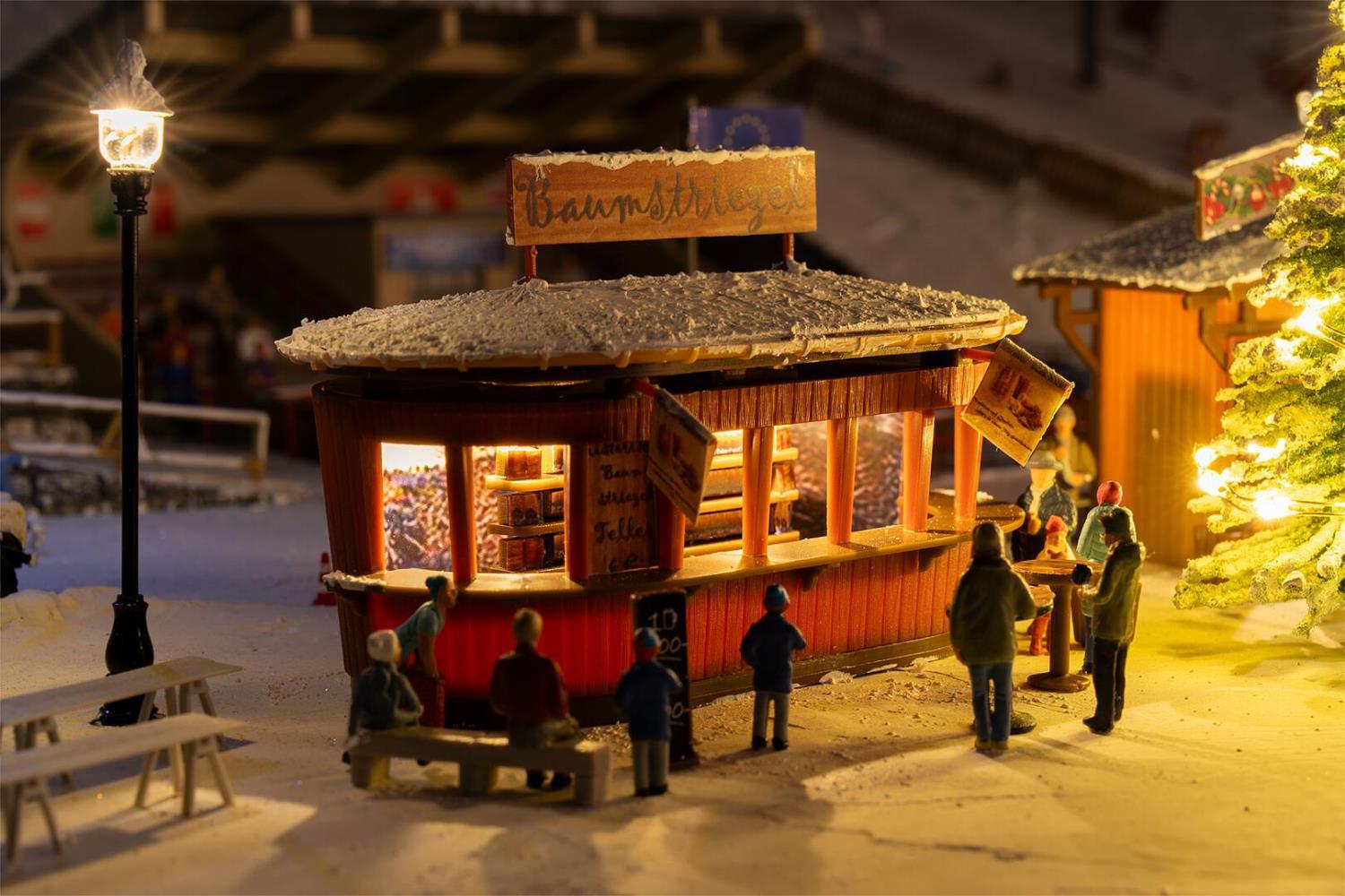 Faller 134006 2 Weihnachtsmarktbuden 1:87 Spur H0 Bausatz NEU