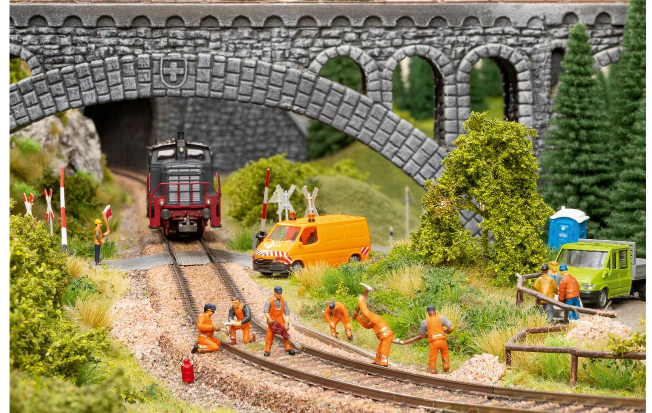 Noch 12901 Baustelle am Gleis 1:120 Spur TT Neu OVP Figuren Sound-Szene