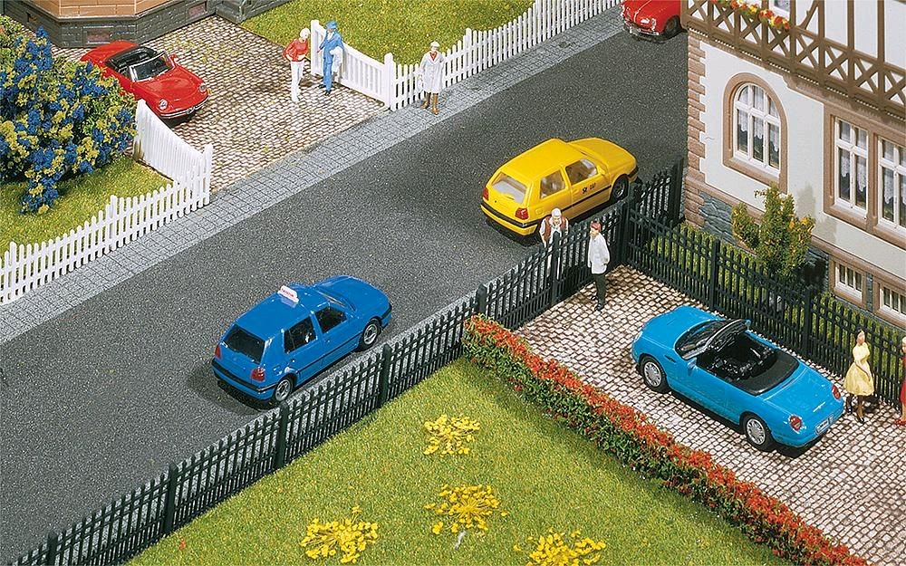 Faller 180411 Eisen-Gartenzaun, 684 mm 1:87 Spur H0 Neu OVP