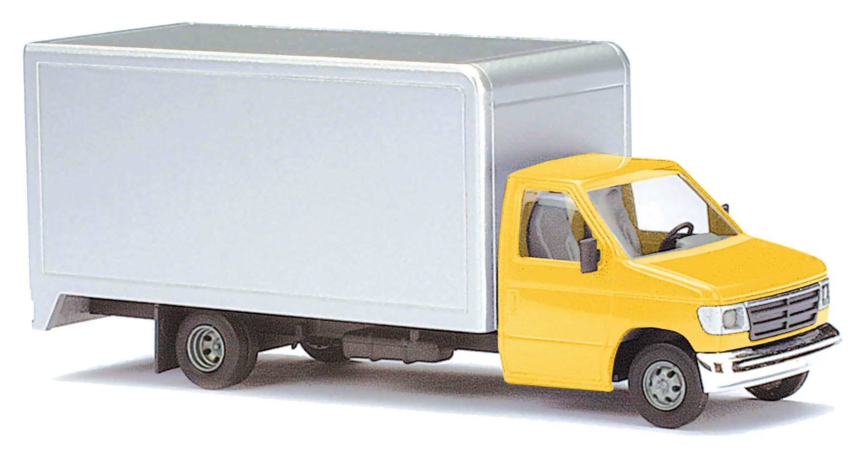 Busch 89117 Ford E-350 Kastenwagen Gelb/Lichtgrau 1:87 Spur H0