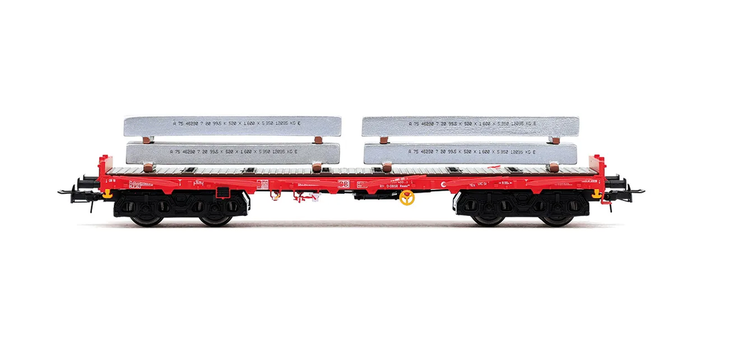 Rivarossi HR6702 D-DBSR 2-tlg Set 4-achs Rungenwagen Rmms Spur H0