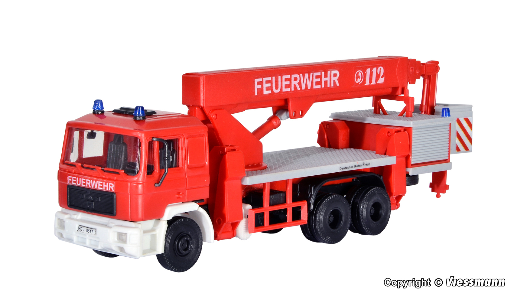 Kibri 18273 Feuerwehr MAN mit RUTHMANN STEIGER 1:87 Spur H0