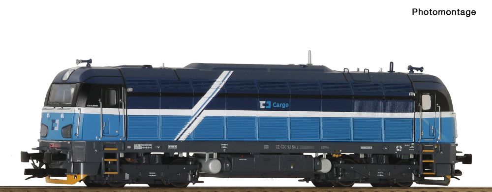 Roco 7380037 Diesellok Rh 753.6 CD Cargo DC Spur TT