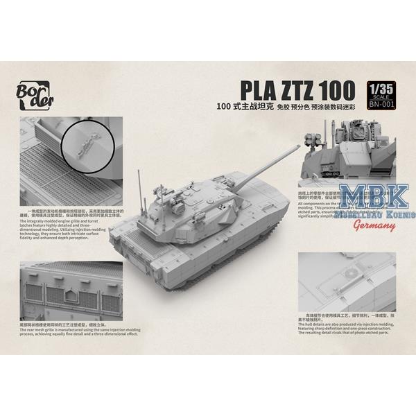 Border Model BN-001 PLA ZTZ-100 1:35 Modellbausatz NEU OVP
