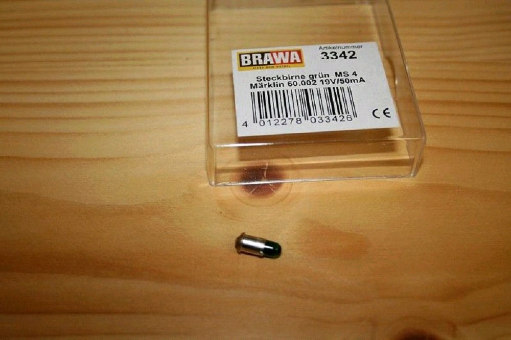 Brawa 3342 Steckbirne MS4 M60.002 19V/60