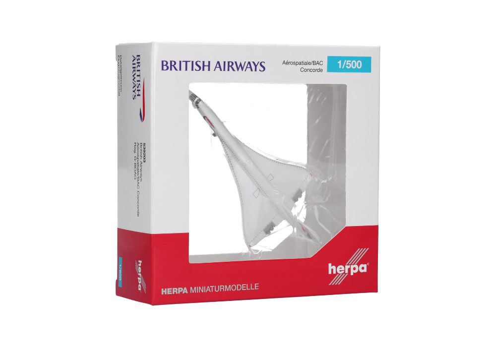 Herpa 539203 British Airways Concorde - Union Flag livery 1:500 NEU