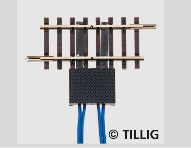Tillig 83151 Trenngleis 41,5 mm beidseitig getrennt - Spur TT - Neu