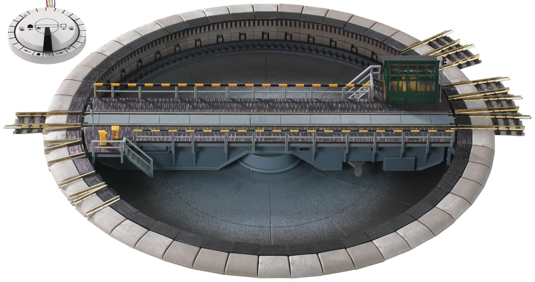 Fleischmann 9152 Komfort-Drehscheibe 9152 C "denkend" 1:160 Spur N