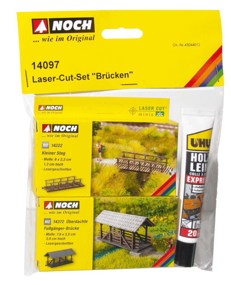 Noch 14097 Laser-Cut-Set "Brücken" 1:87 Spur H0 Neu OVP