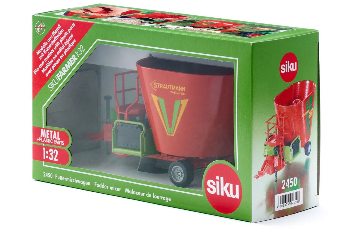 Siku 2450 Strautmann Futtermischwagen 1:32 Spur 1 NEU OVP
