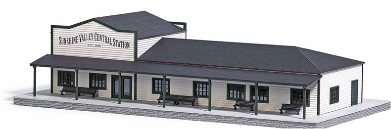 Busch 9721 US Bahnhof (Train Station)