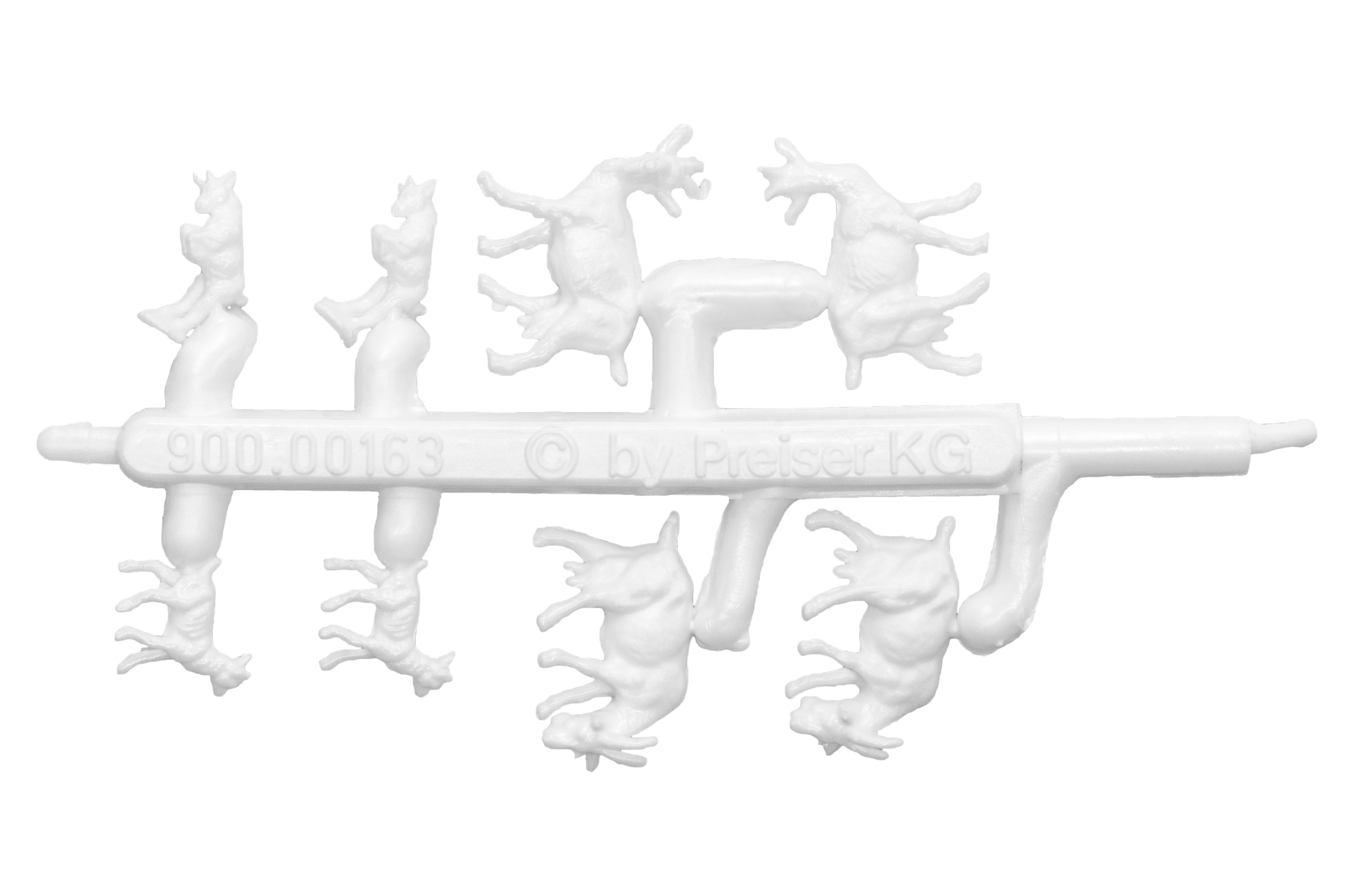 Vollmer 43745 Ziegenstall mit Ziegen Polyplate 1:87 Spur H0 Bausatz