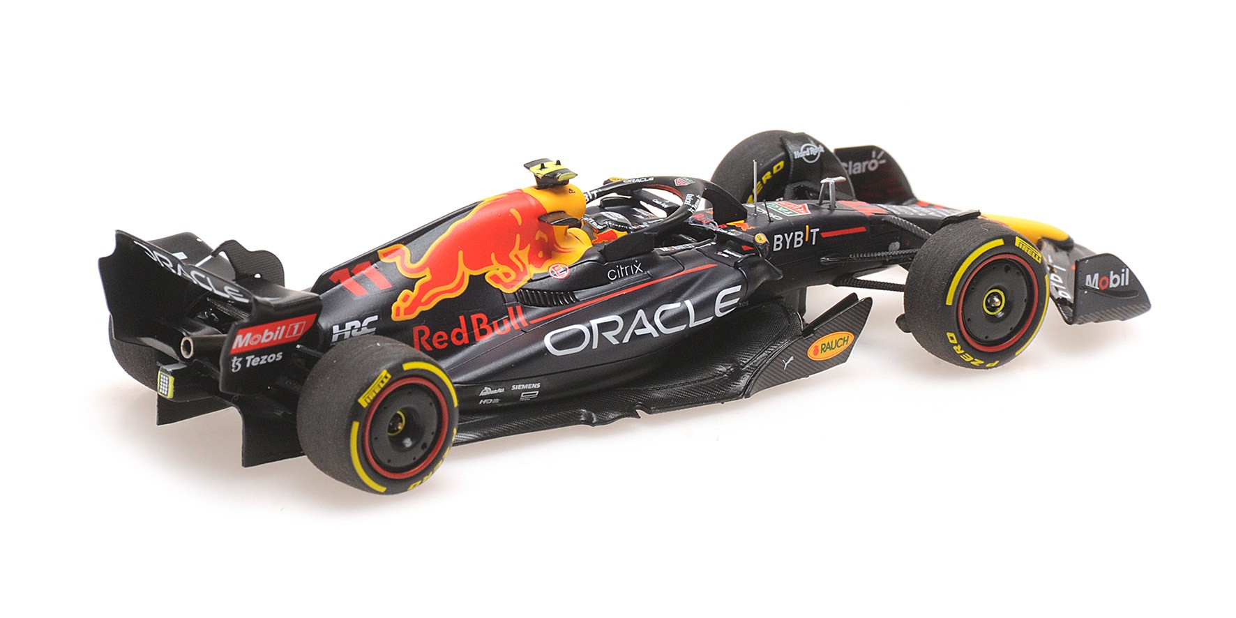 Minichamps 417220711 SERGIO PEREZ WINNER MONACO GP 2022 1:43 Neu