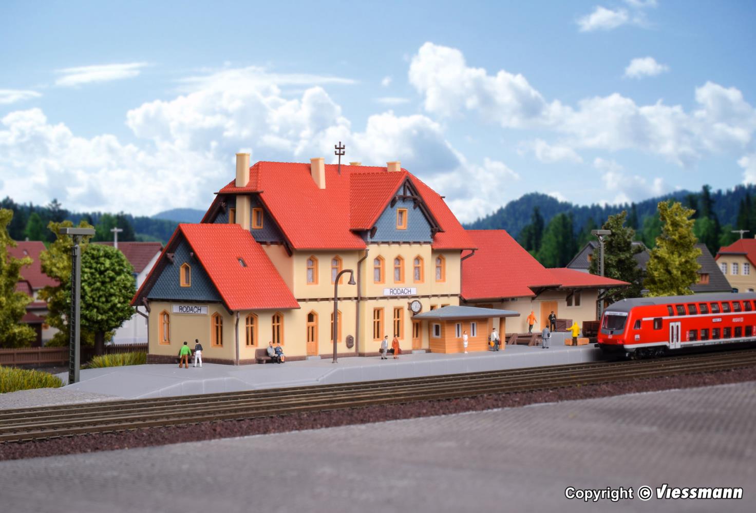 Kibri 36702 Bahnhof Rodach 1:220 Spur Z Bausatz Neu OVP