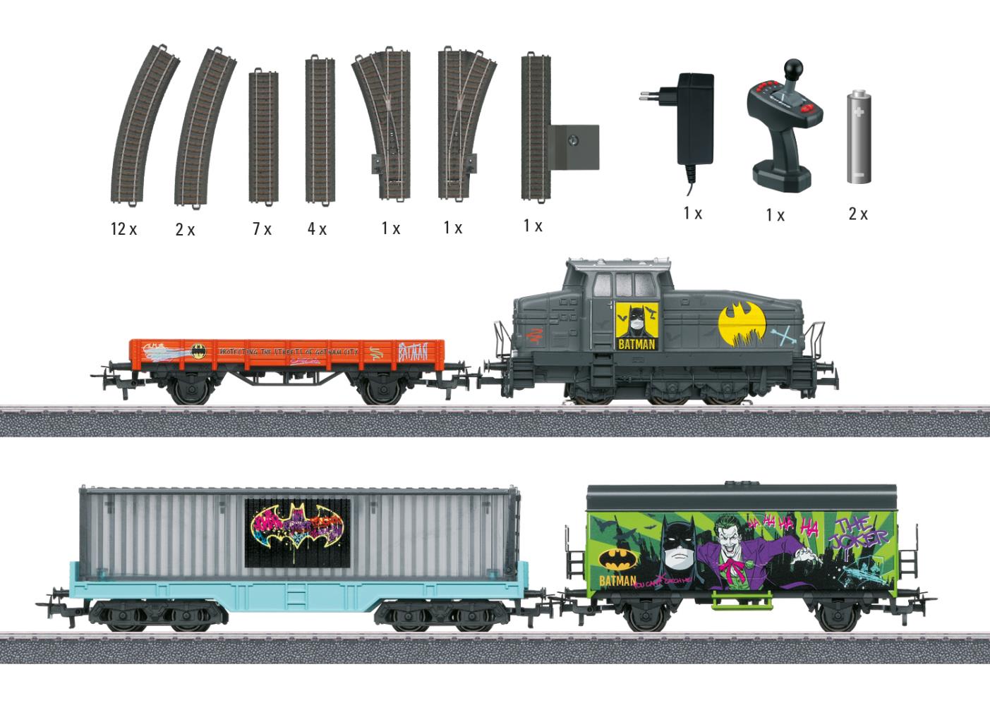 Märklin 29828 Start up Startpackung Batman 1:87 Spur H0 AC Neu