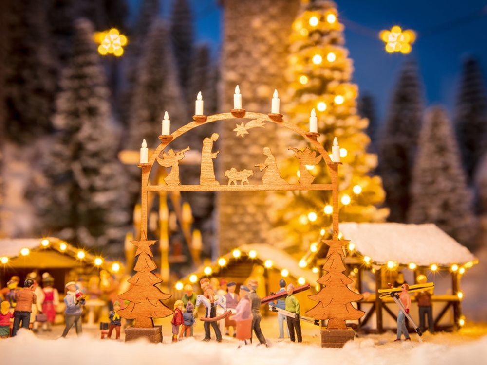 Noch 14391 Weihnachtsmarkt-Eingangsbogen