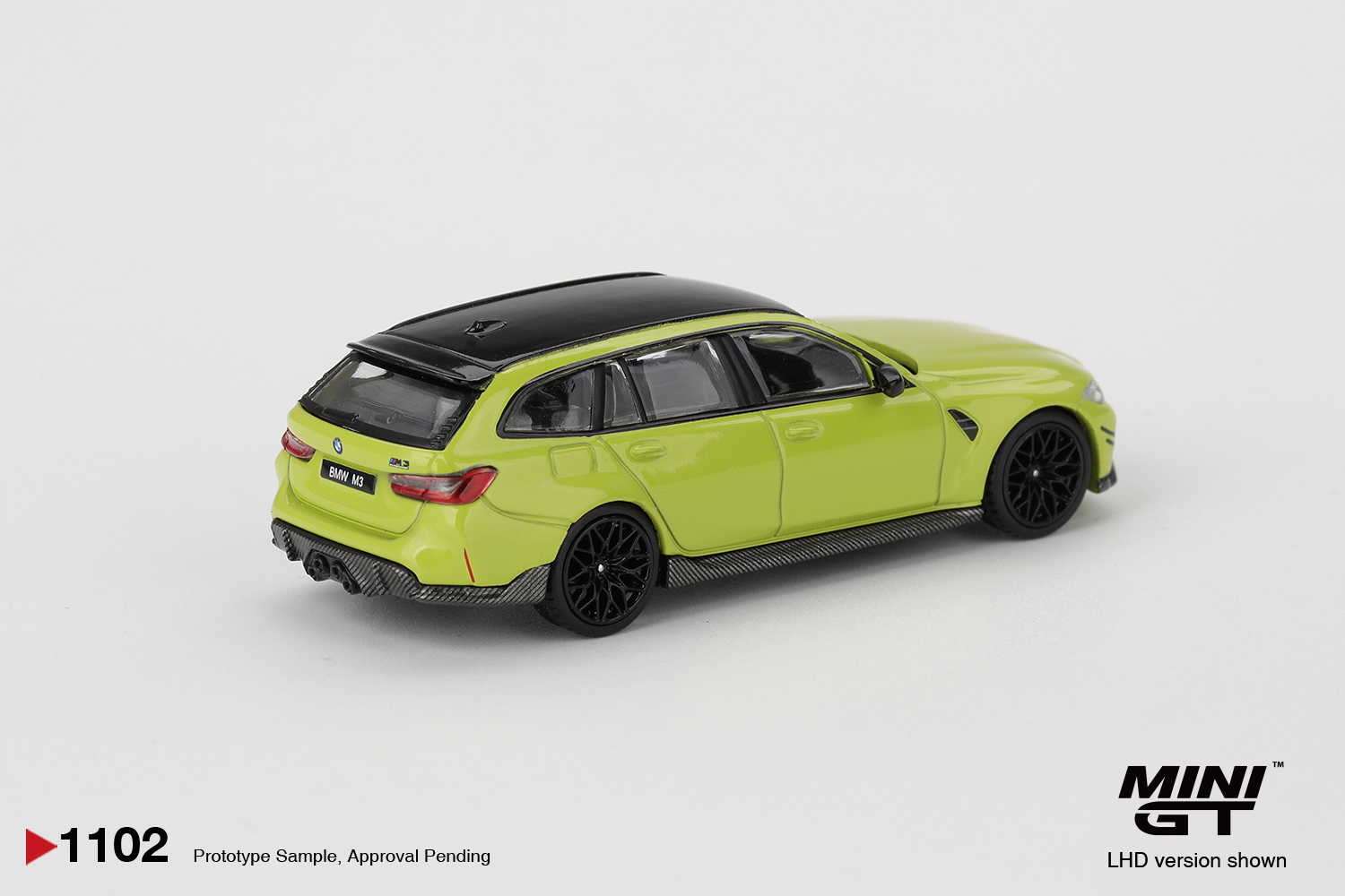 Mini GT 1102 BMW M3 (G82) Touring Sao Paulo Yellow 2025 1:64 NEU