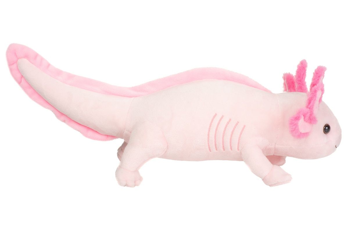 Teddy Hermann 901594 Axolotl rosa 36 cm Stoff/Plüsch/Kuscheltier NEU