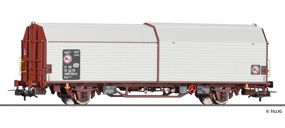 Tillig 77074 Haubenwagen Kils 245.1 ČD 1:87 Spur H0 DC Neu OVP