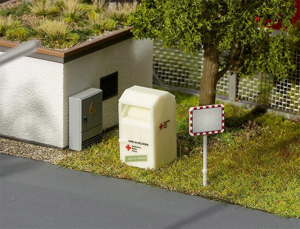 Faller 180932 Altkleidercontainer 1:87 Spur H0 Neu OVP