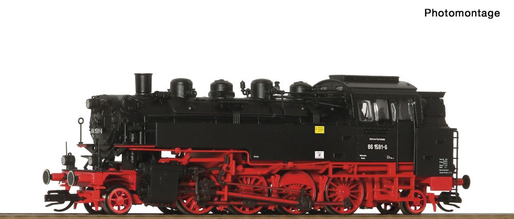 Roco 7190020 Dampflok 86 1591-6 DR DC-Snd. Spur TT