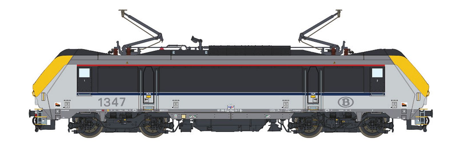LS Models 13503S E-Lok HLE 13 (1347) SNCB, Ep.VI, AC Sound Spur H0