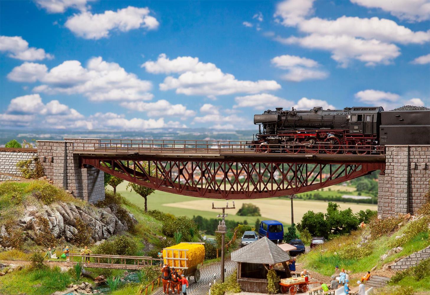 Faller 120503 Fischbauchbrücke - 1:87 Spur H0 - Bausatz - Neu - OVP