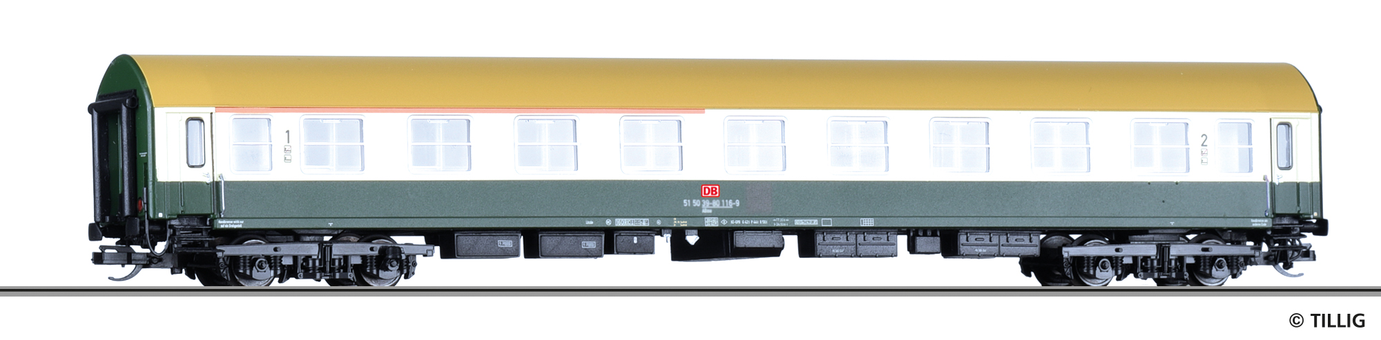 Tillig 16421 Reisezugwagen 1./2. Klasse AB 512.1 der DB AG