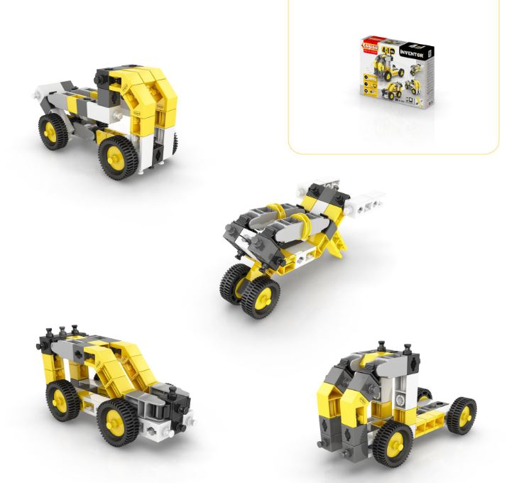 Engino 0434 INVENTOR 4 Industriemodelle - Bausatz - Neu - OVP