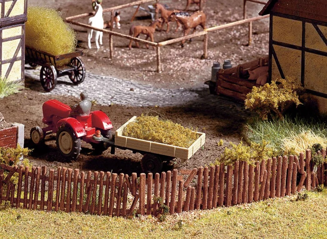 Noch 13060 Verwahrloster Zaun 24 Teile 1,6 cm hoch 1:87 Spur H0