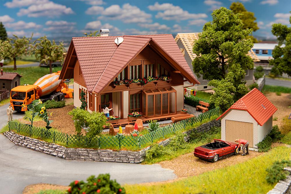 Faller 130659 Einfamilienhaus Rustica 1:87 Spur H0 Bausatz Neu OVP