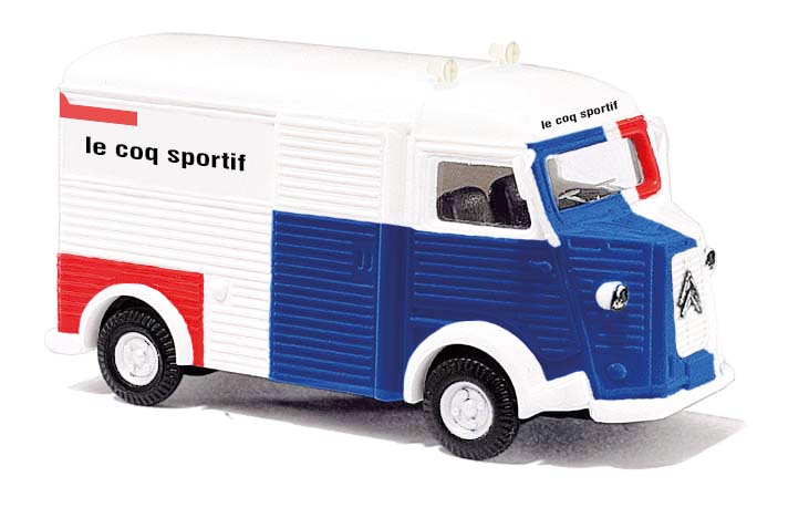 Busch 41932 Citroën H Le coq sportif 1:87 Spur H0 Standmodell Neu