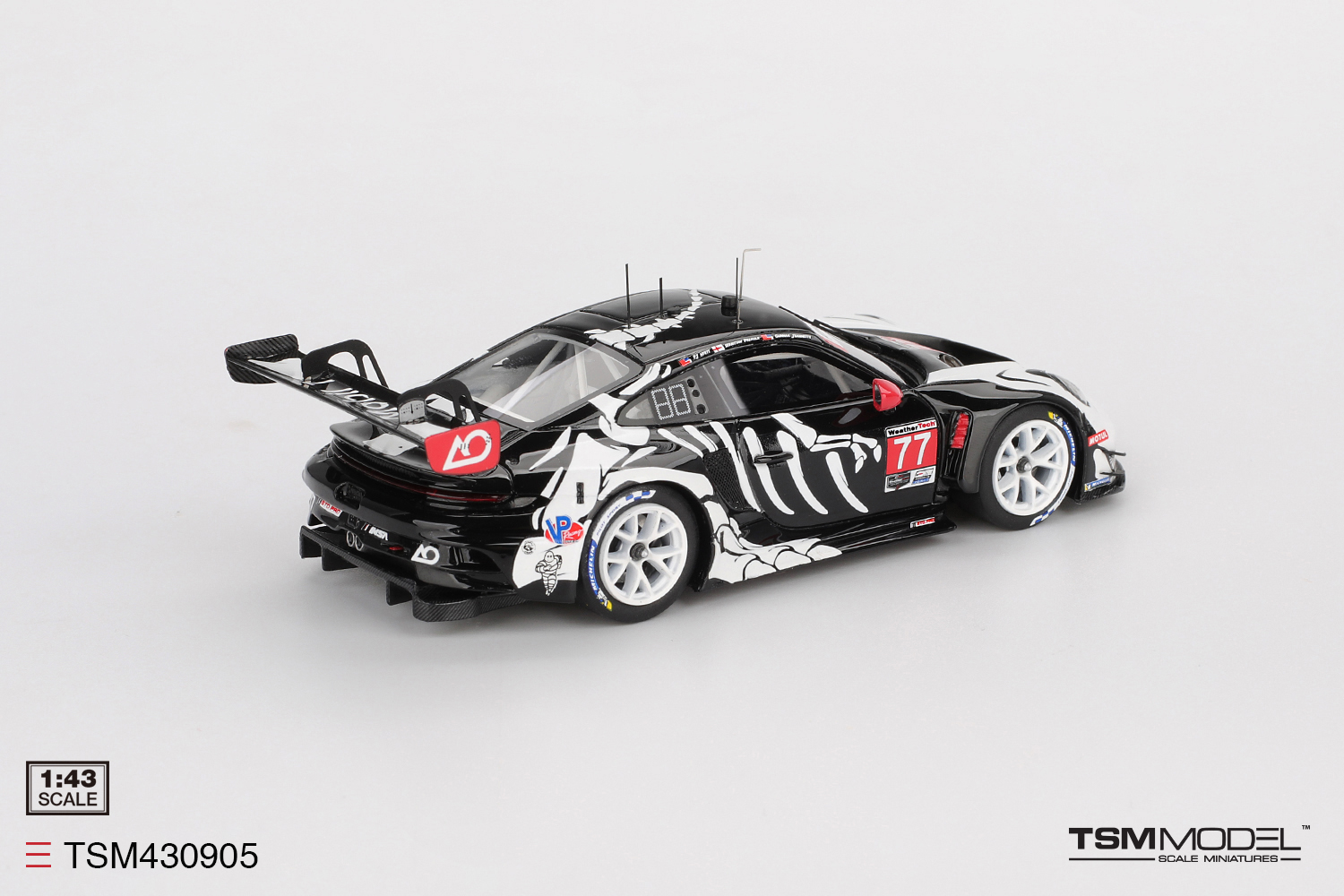 TSM TSM430905 1:43 PORSCHE 911 (992) GT3 R #77 GTD PRO AO RACING