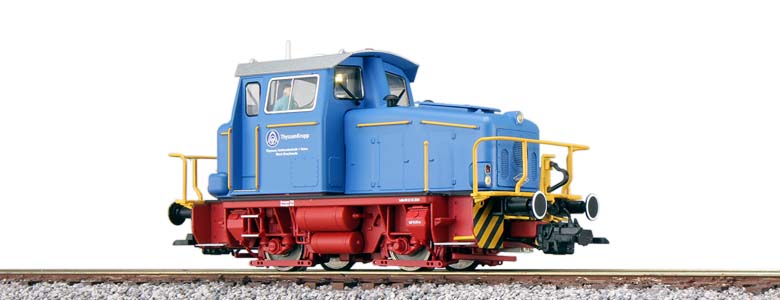 ESU 31431 Diesellok KG230 ThyssenKrupp blau Ep V 1:87 Spur H0