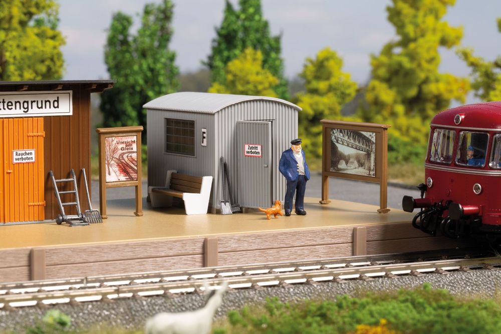 Auhagen 11486 Haltepunkt Hüttengrund 1:87 Spur H0 Bausatz NEU OVP